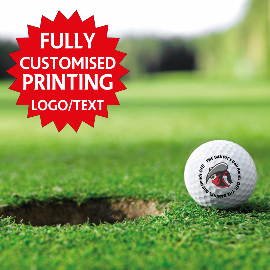 Personalised Golf Balls CUSTOM IMAGE/LOGO Titleist Pro V1 Callaway Srixon Taylor