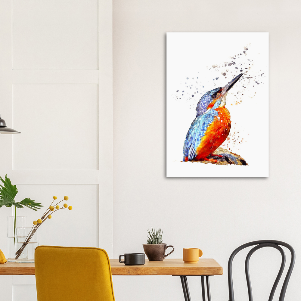 Kingfisher Print on Premium Matte Paper Poster