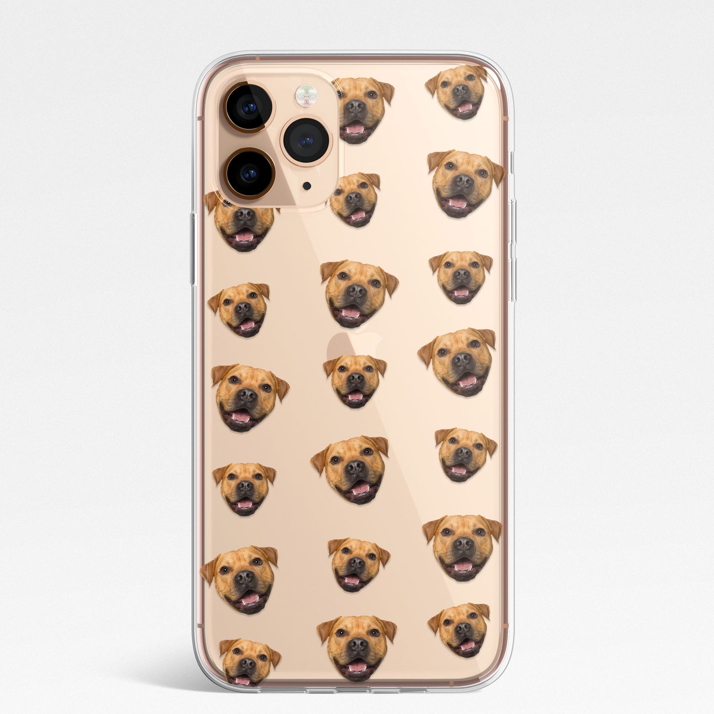 PET Dog Cat Icon Personalised Animal Phone Case CLEAR Cover for iPhone 14 13 12+